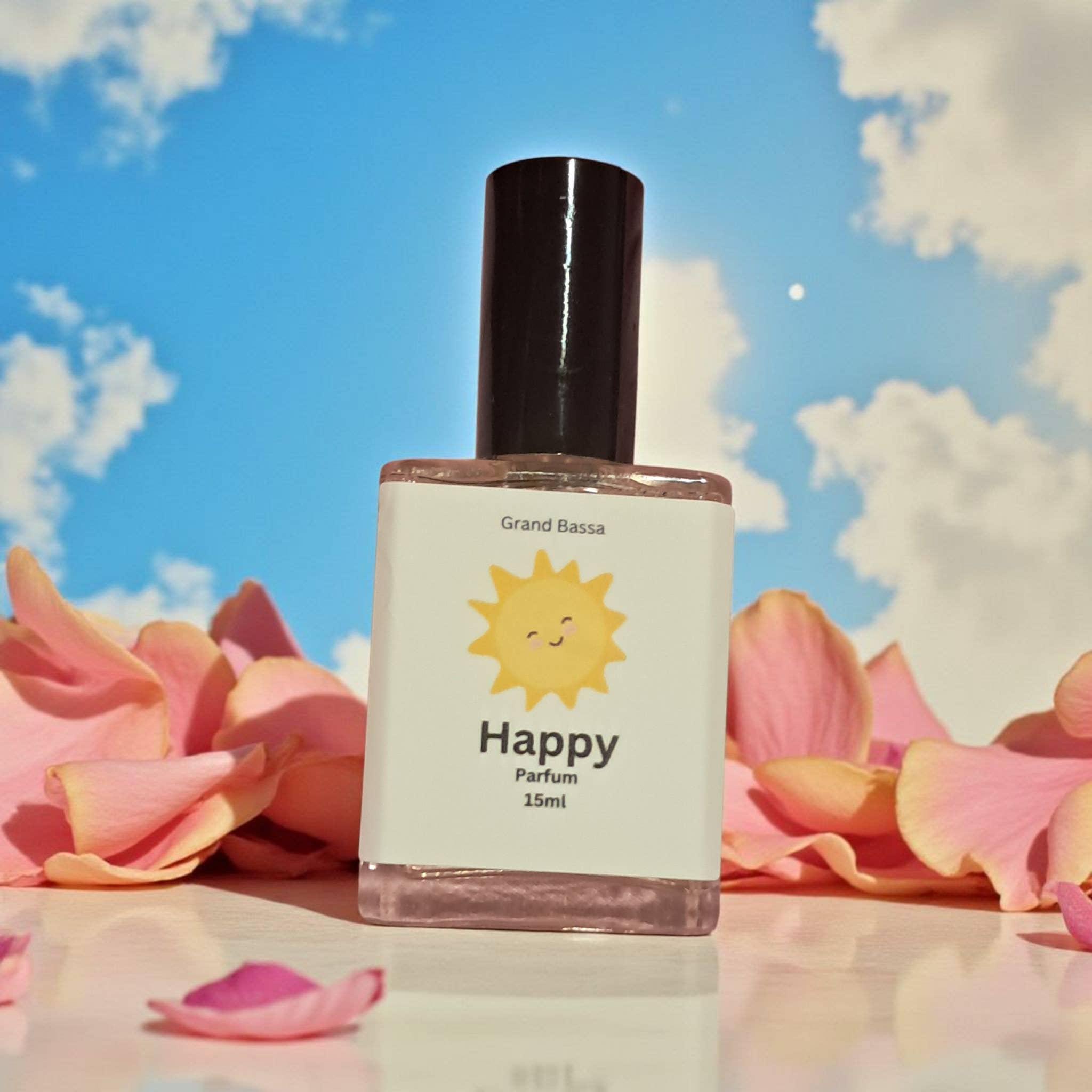 Grand Bassa Candle Co. - Wholesale Perfume/Eau de Toilette - Happy - Marshmallow, Orange blossom Perfume Spray