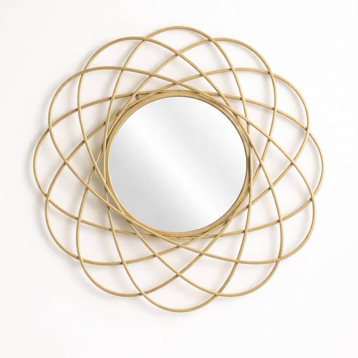 Miroir mural doré pour la vente par Buckeye Craft Co.