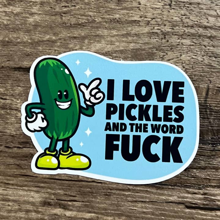 Ensemble d'autocollants pour amateurs de cornichons - Cadeaux pour amis et proches pour la vente par S&Y Brand Paper co.