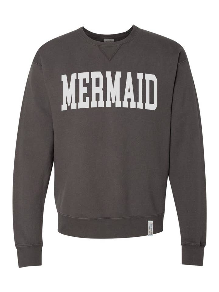 One Ocean Apparel Co.. - Wholesale Graphic Sweatshirt - Unisex - MERMAID Crewneck - CUSTOM COLORS5
