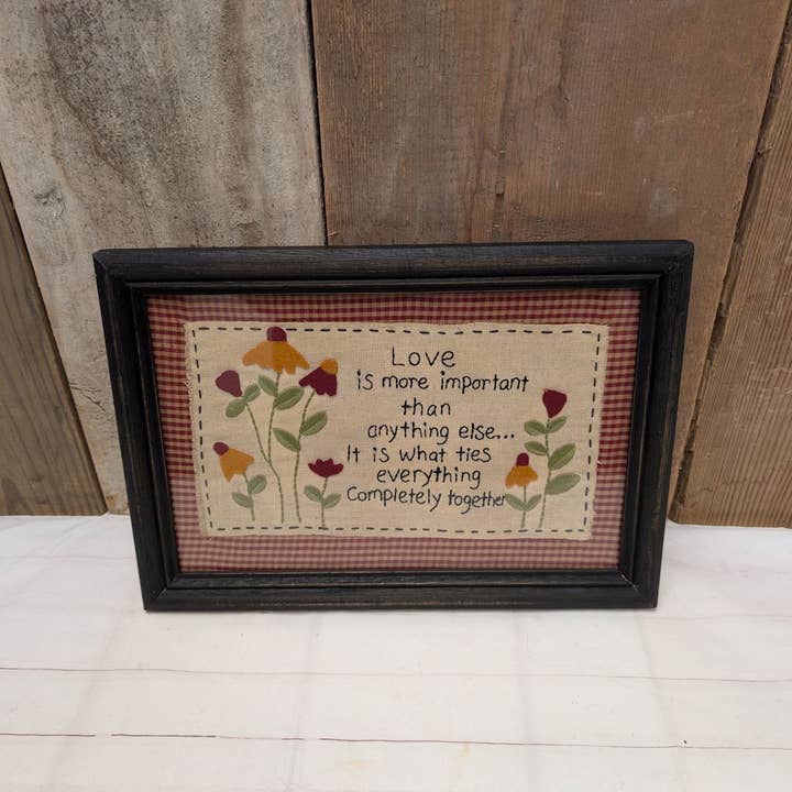 Love Stitchery Sampler for wholesale by A.T. Imports
