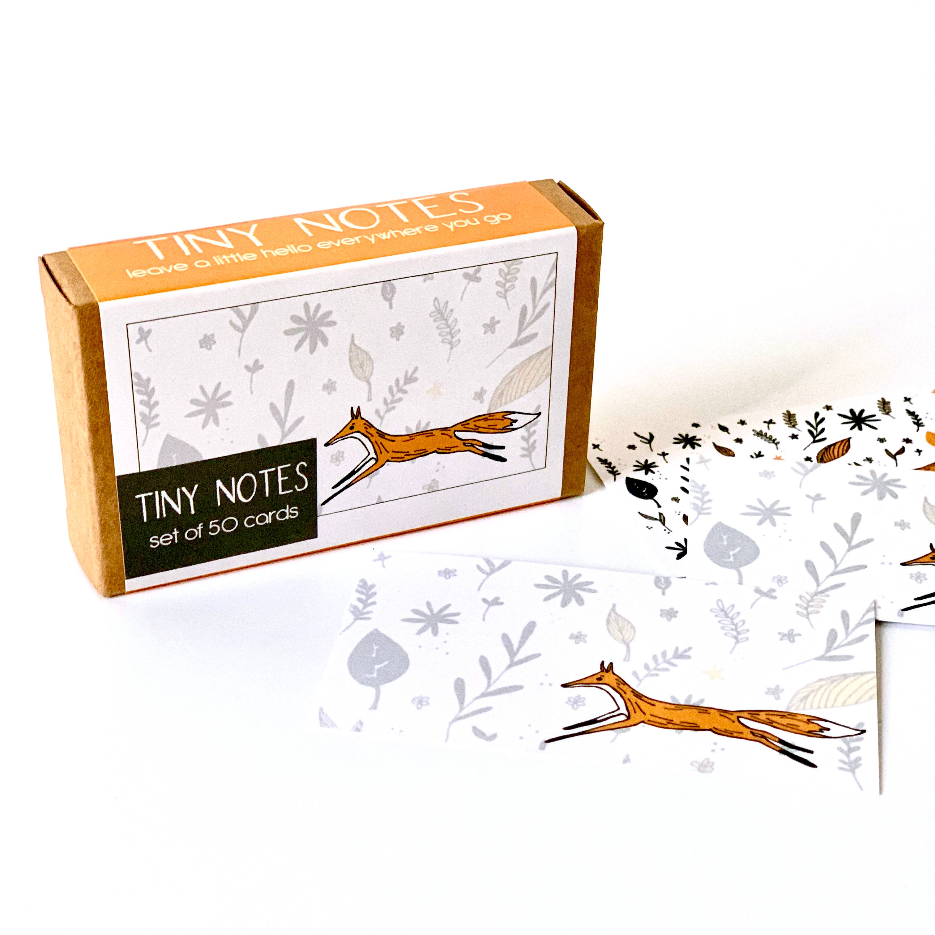 Corvidae drawings & designs - Wholesale Briefpapier/indexkaartenset - Fox Tiny Notes3