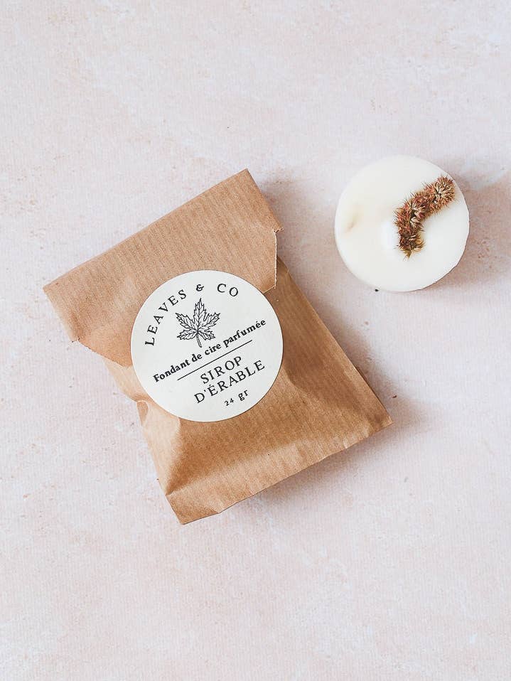 Fondente di cera profumata - Sciroppo d'acero per la vendita all'ingrosso da parte di Leaves & Co