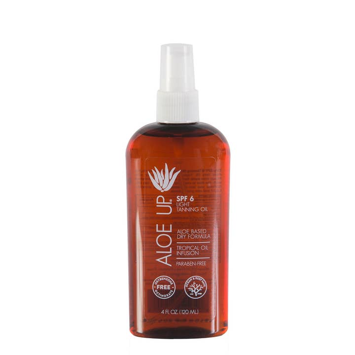SPF 6 Tanning Oil for wholesale by Aloe Up Sun & Skincare