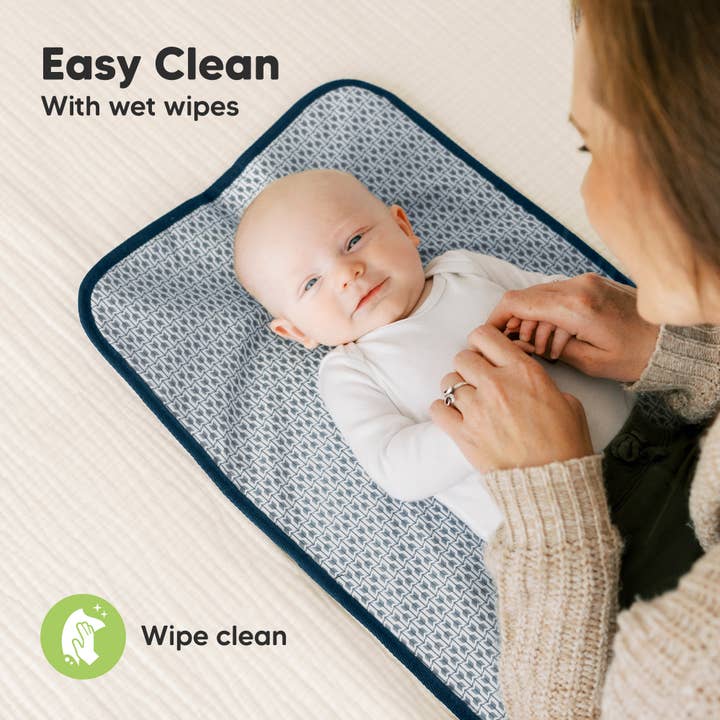 Navy Blue Swift Portable Changing Pad for Baby, Diaper Changing Mat for wholesale on Faire6