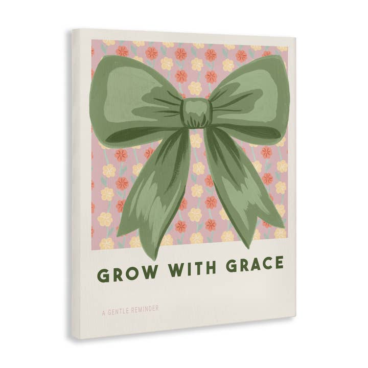 Stupell Industries - Wholesale Wall Sign - Grow With Grace Ribbon - Unframed Wall Art10