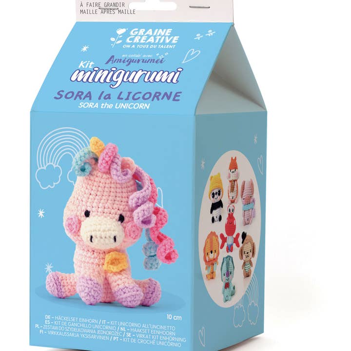 Graine Créative - Vente Accessoire de tricot/crochet - KIT MINIGURUMI LICORNE0