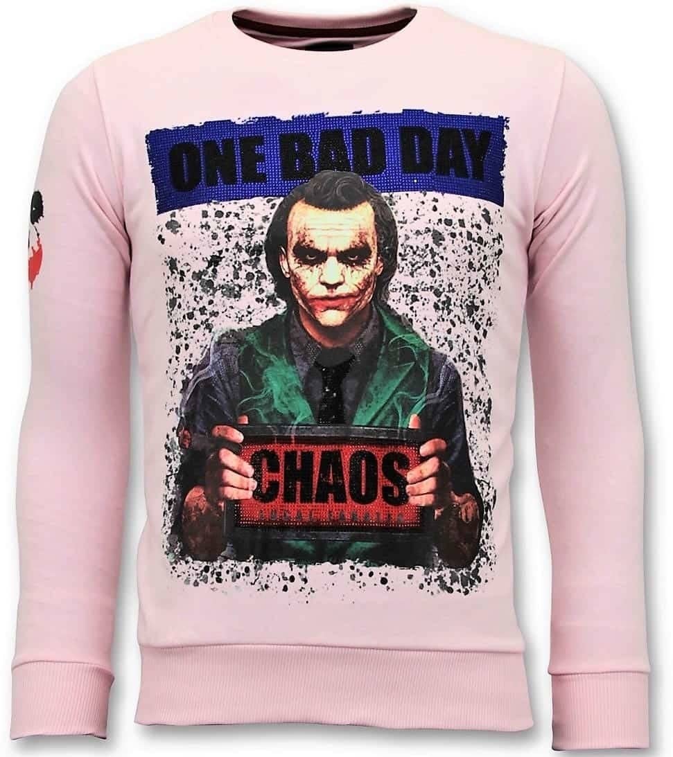 Pink Sweatshirt Men - Joker Chaos for wholesale on Faire