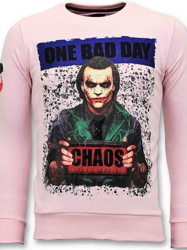 Sweatshirt Herren - Joker Chaos für den Großhandel von Local Fanatic