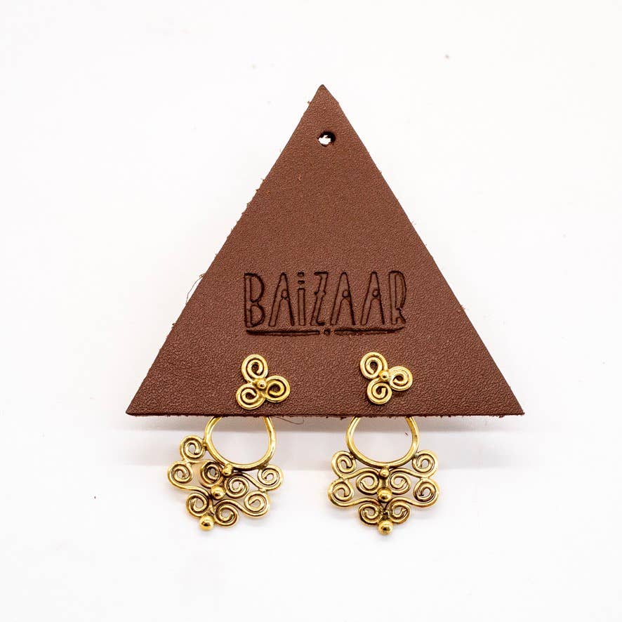 Baizaar - Wholesale Ear Jackets/Climbers - Spiral Ear Jacket