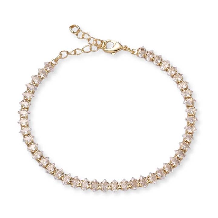 Tori Tennis Bracelet for wholesale by RAD + RAE