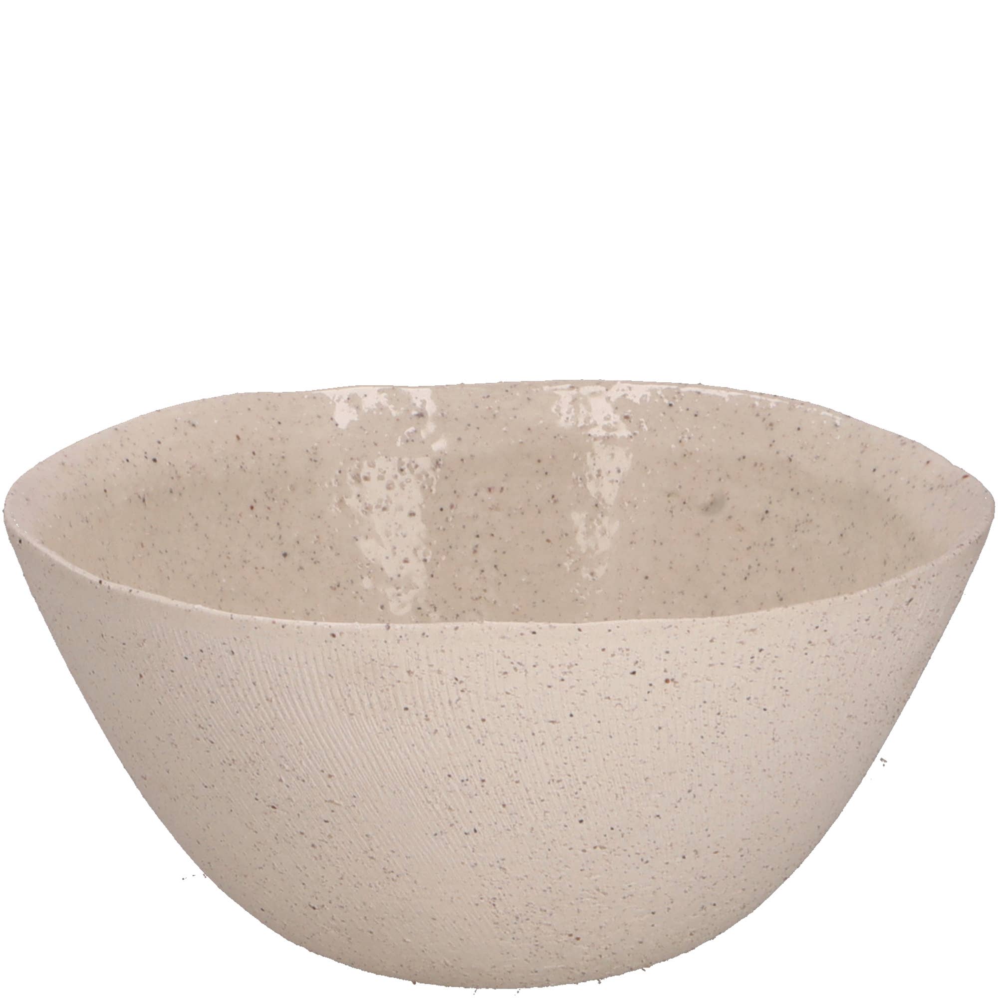 Vosteen - Vendita all'ingrosso Ciotole/Piatti decorativi - Ciotola in ceramica Bakum, D30cm, H15cm, crema0