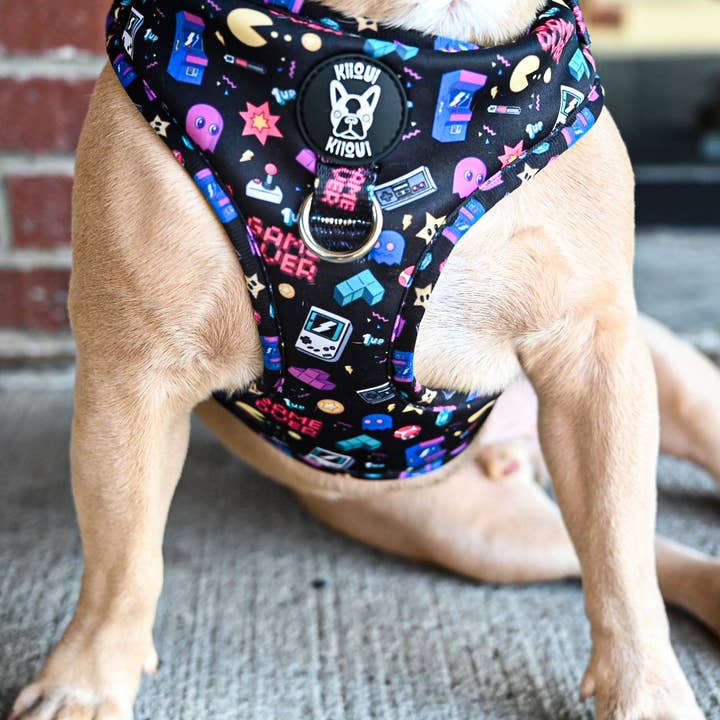 Harnais ajustable Game Over | KiiOui pour la vente par KiiOui Pet Store