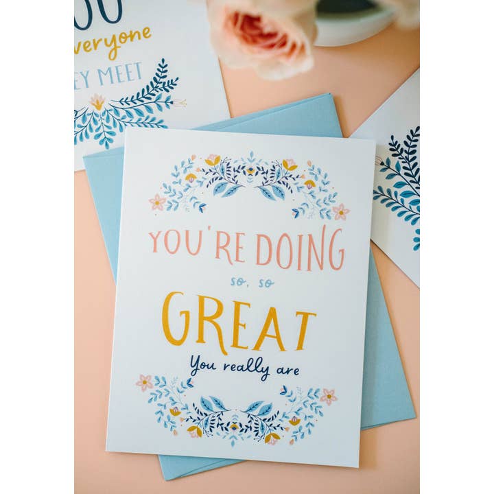 Honestly Relatable - Wholesale Encouragement Card - You're Doing Great, You Really Are - Encouragement Card2
