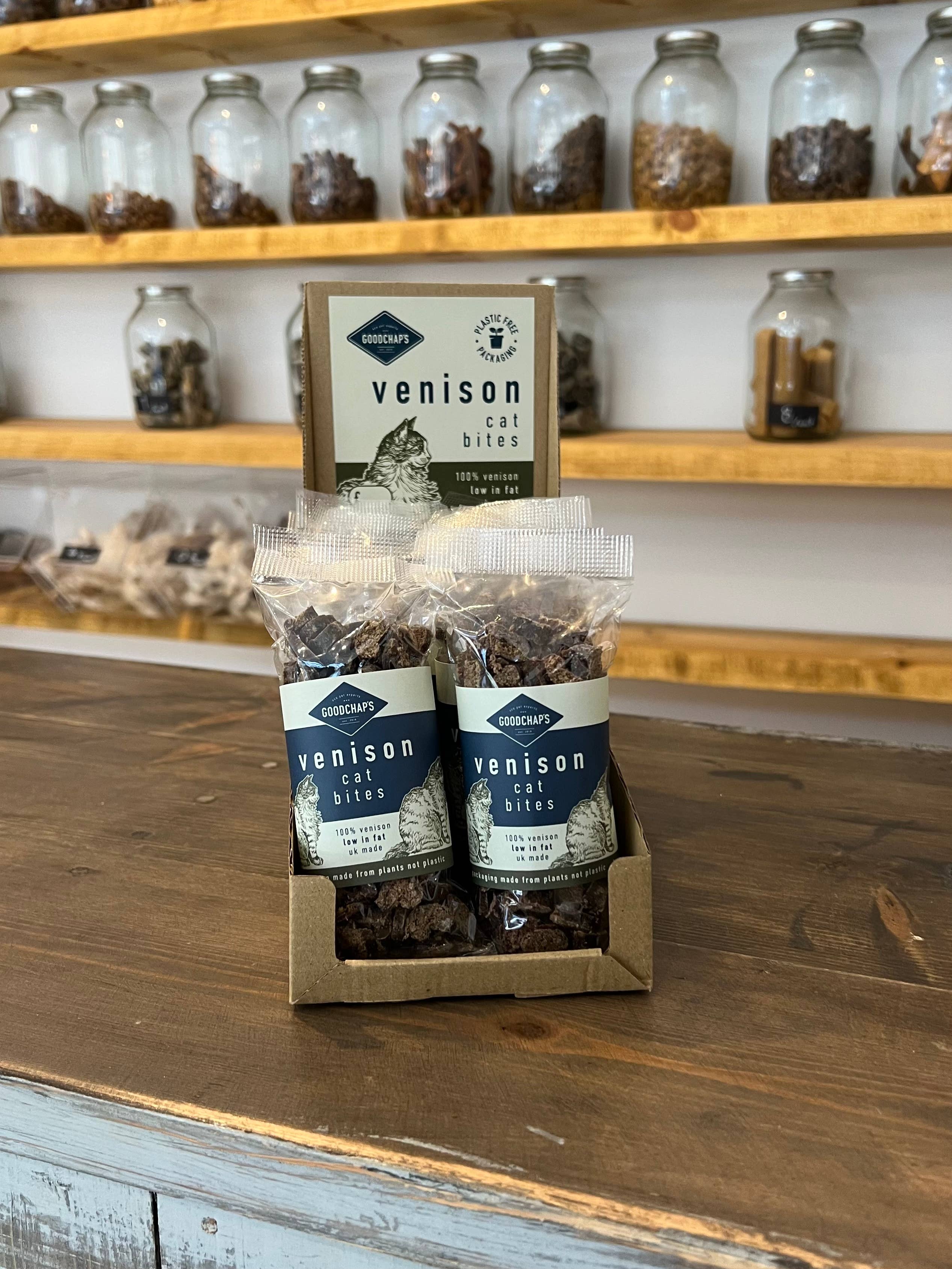 Goodchap's – wholesale Pet treats – Cat – Venison - Cat Bites 2