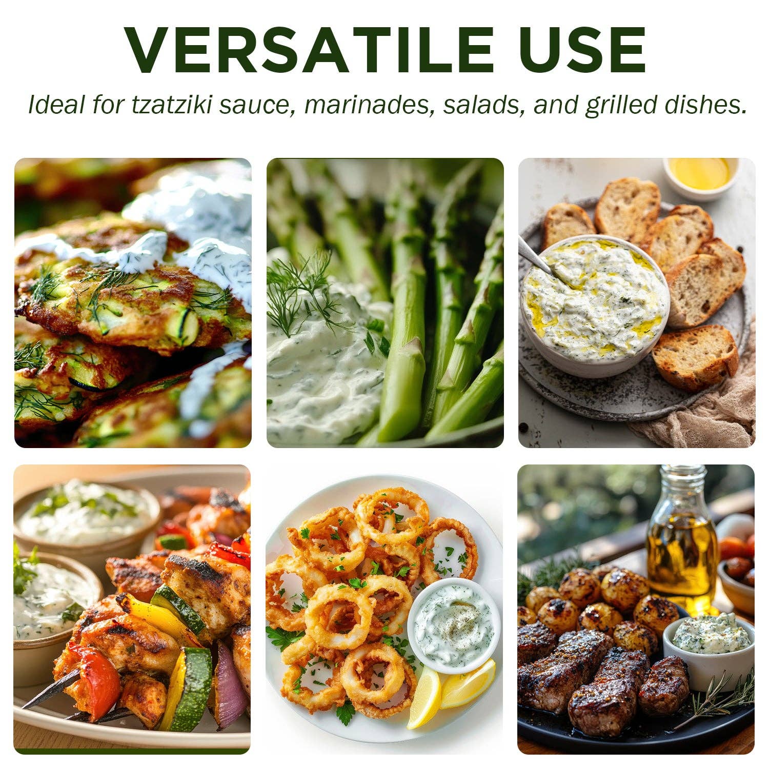 Ceres Gourmet – wholesale Dried spice mix – Authentic Greek Tzatziki Dip Spice Blend 3.5 oz4