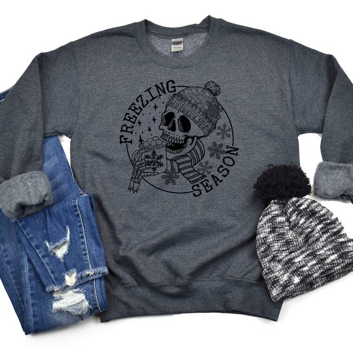 Freezin season- Graphic crew for wholesale by H+P Wholesale