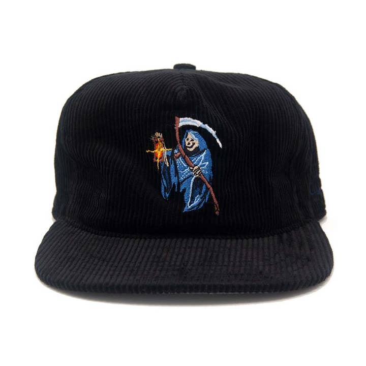 The Ampal Creative - Wholesale Flat Brim Cap - Men's - Friend of the Devil II - Black0