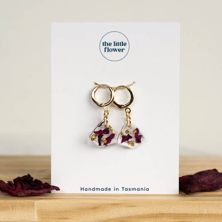 Red as a Rose Huggies for wholesale by The Little Flower Handmade