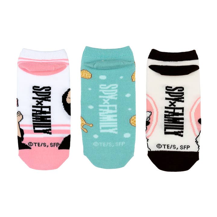 Everything Legwear - Wholesale Socks - Women's - Spy x Family Anya 3 Pair Lowcut Socks1