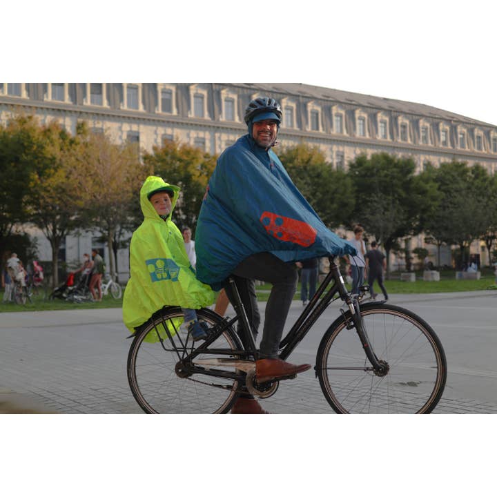 FULAP JR Multipurpose Children's Bicycle Poncho 1-12 Years Blue for wholesale on Faire