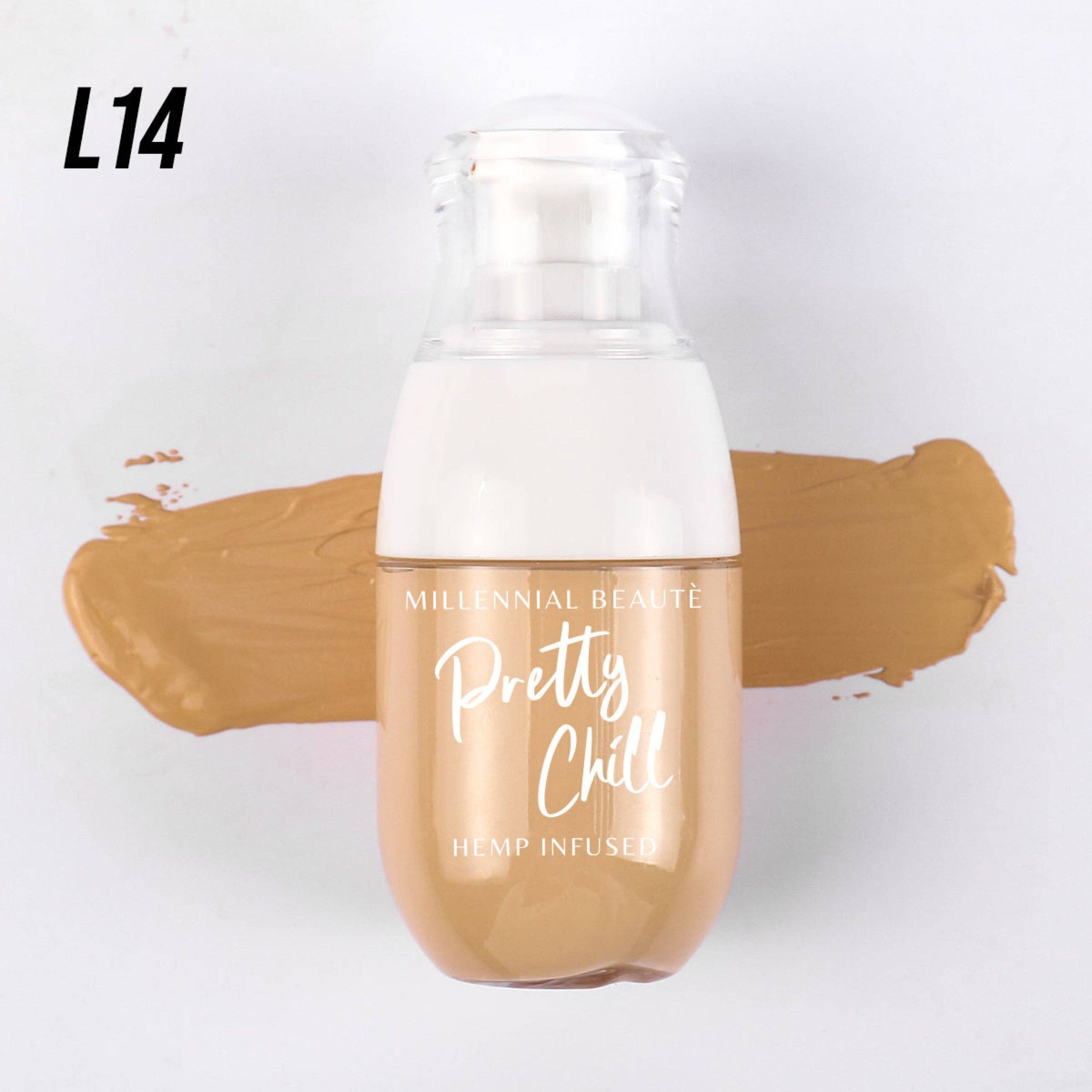 Millennial Beauté – wholesale Foundation – Full täckande foundation med SPF15 och hampfröolja3