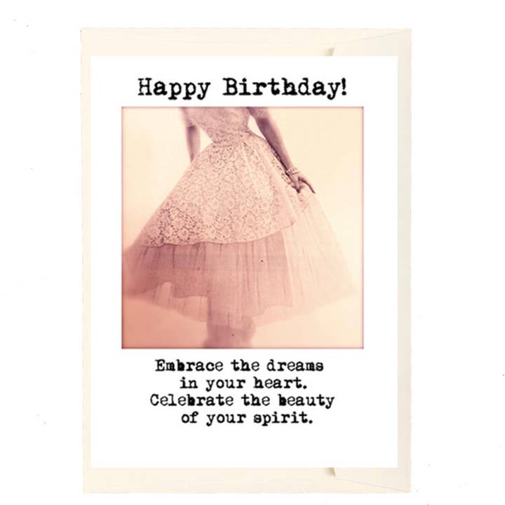 Happy Birthday Embrace the Dream for wholesale by Paperlove Boutique