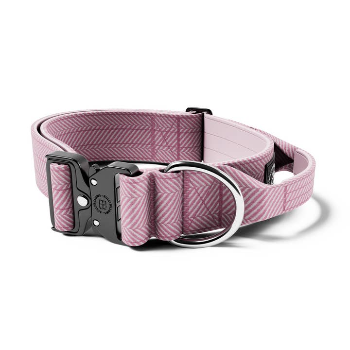 Sillbensmönstrad stridskrage med handtag & klassad klämma #9 för wholesale av BullyBillows Ltd