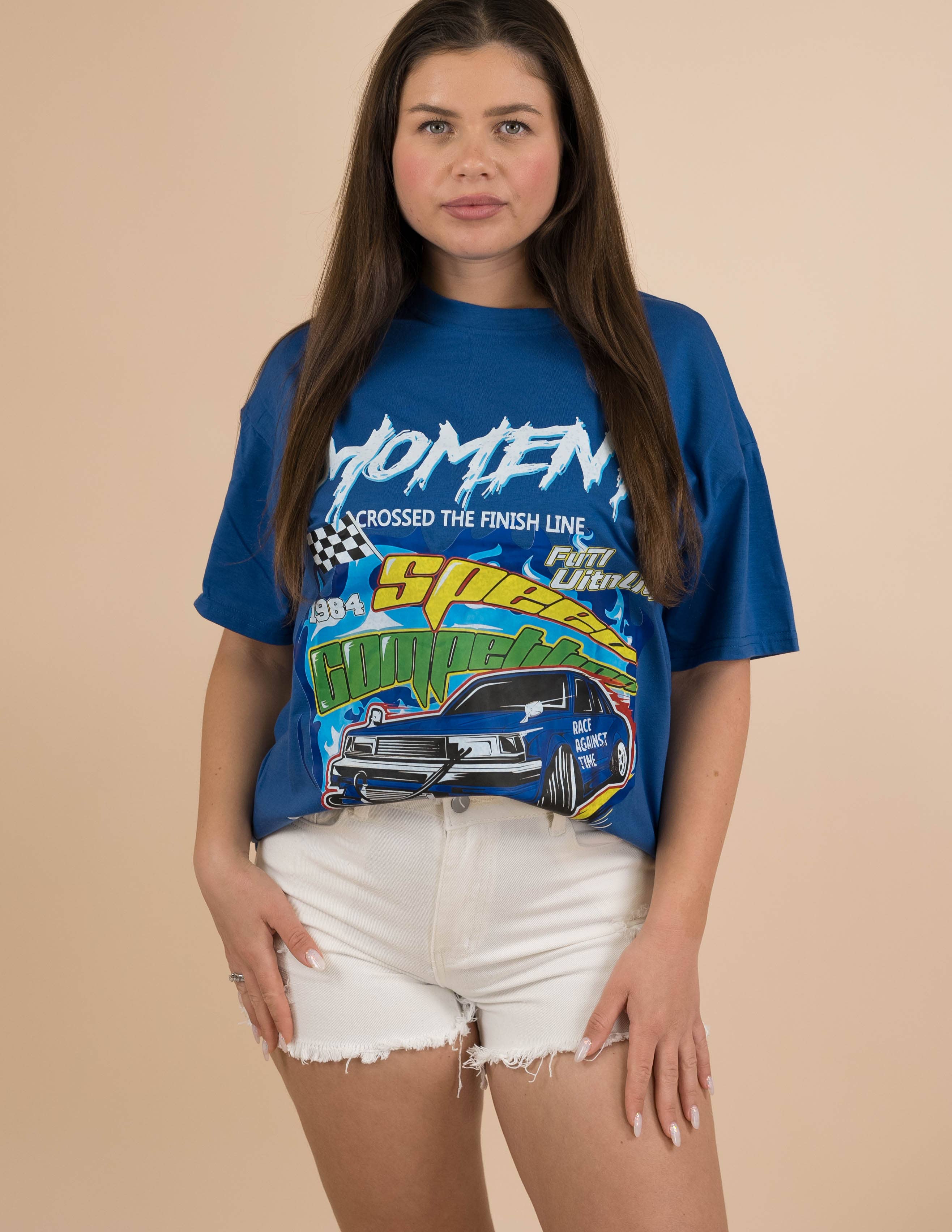 Fashion Combination – Großhandel Bluse – Damen – Coolane Brief- & Auto-Print-T-Shirt12