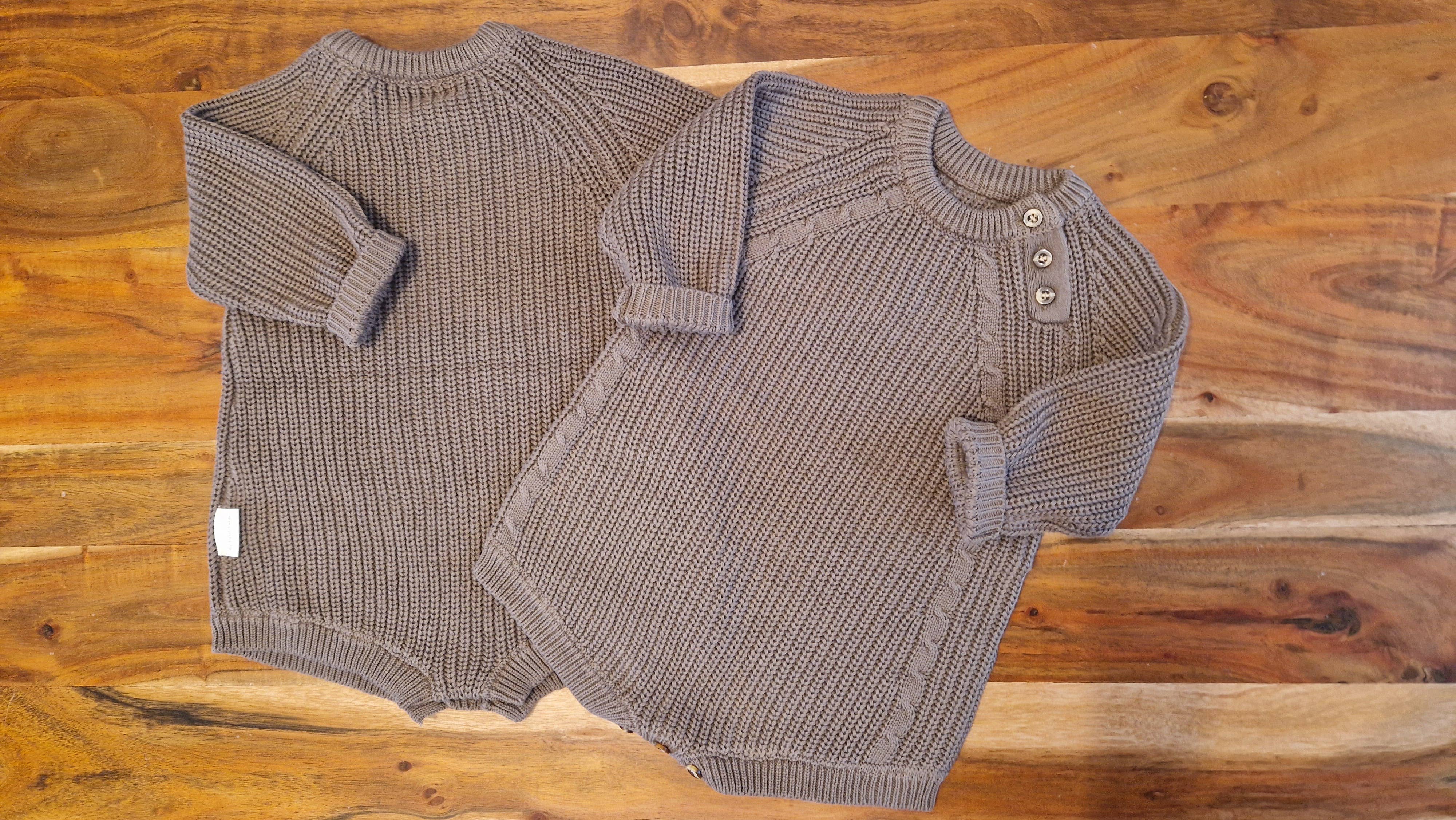 Au Petit Coton - Wholesale Bodysuit (Non-Footed) - Baby - ORSO thick knit bodysuit Organic cotton6