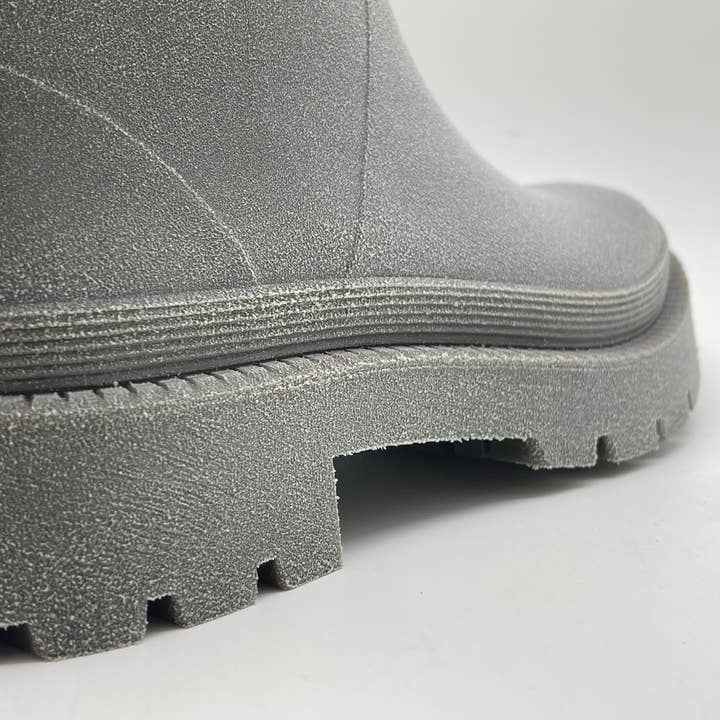 nat-2™ Bio Boot grey green vegan | 100% waterproof biodegradable rainboots for wholesale on Faire8