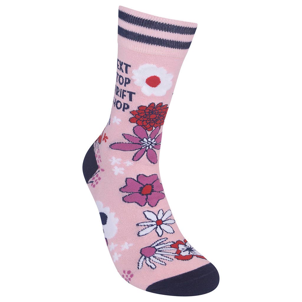 Funatic - About Face Designs - Nice Enough Merch Co – Großhandel Socken - Unisex – Nächster Halt Secondhandladen Socken | Lustig | Funatic8