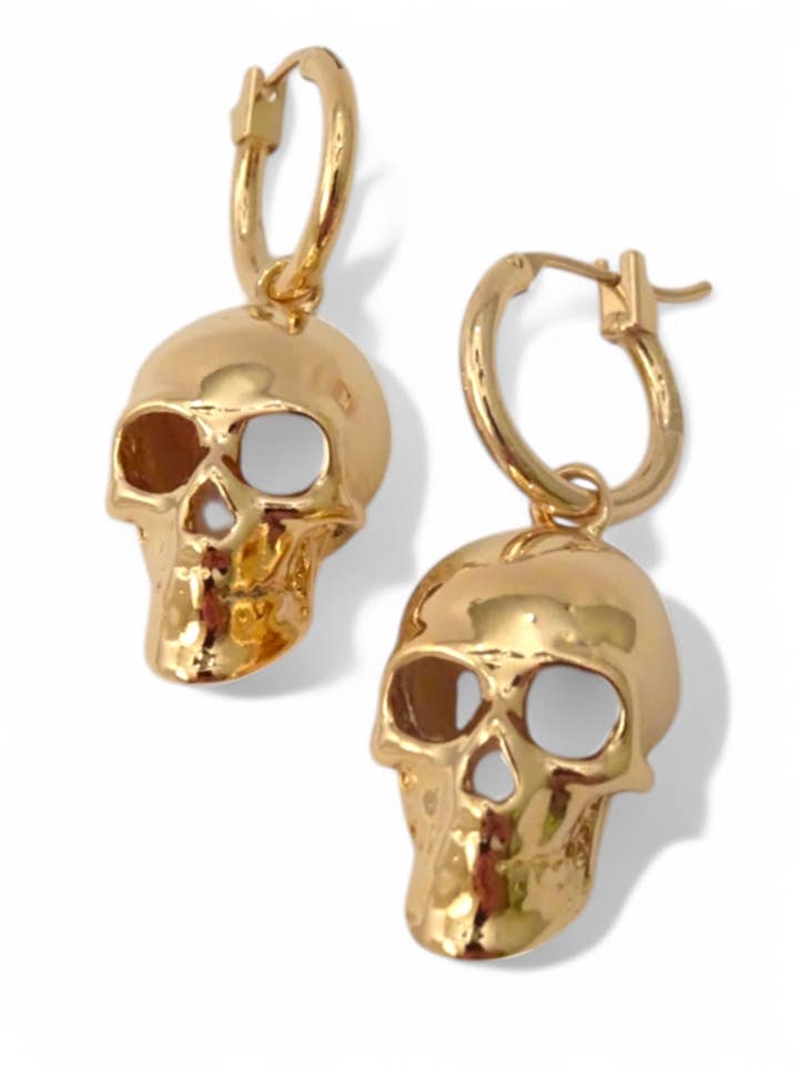 The Nightbringer Skull Earrings for wholesale by SPARROW