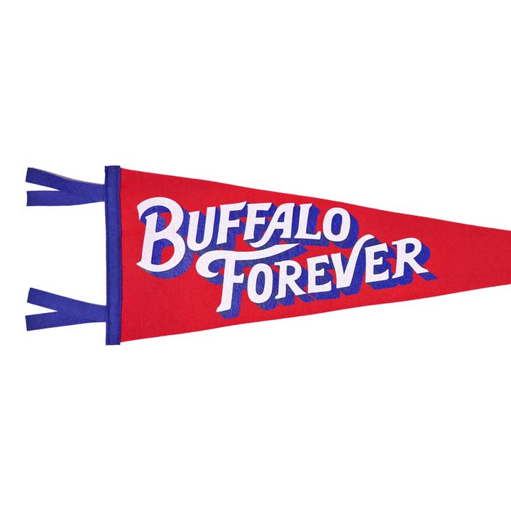 Buffalo Forever vimpel for engroshandel hos Oxford Pennant