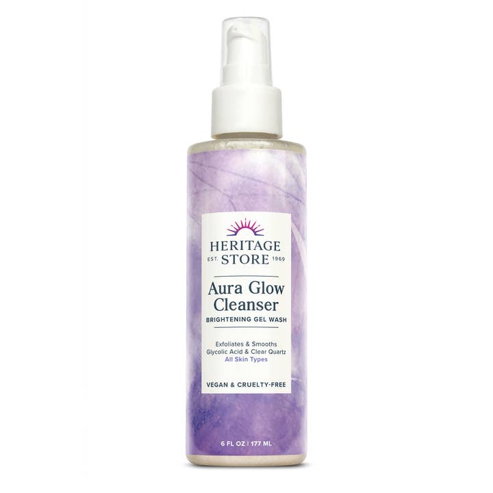 Heritage Store - Wholesale Facial Cleanser - Aura Glow Facial Cleanser 6 oz