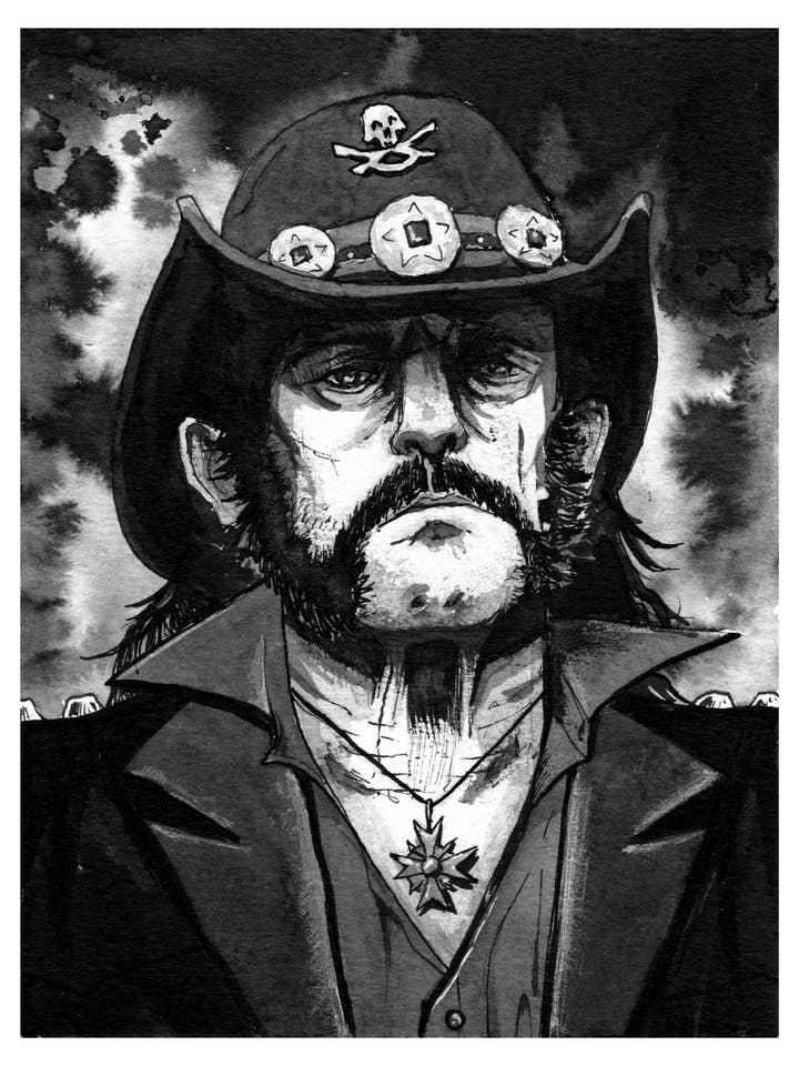 Druck (8,5x11) Lemmy für den Großhandel von Ryan Stanley Artwork