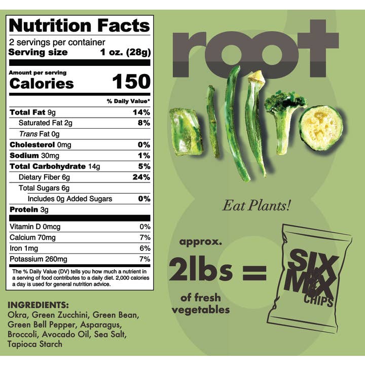 Root Foods - Wholesale Chips - SixMix – Inner Case - 6 bags2