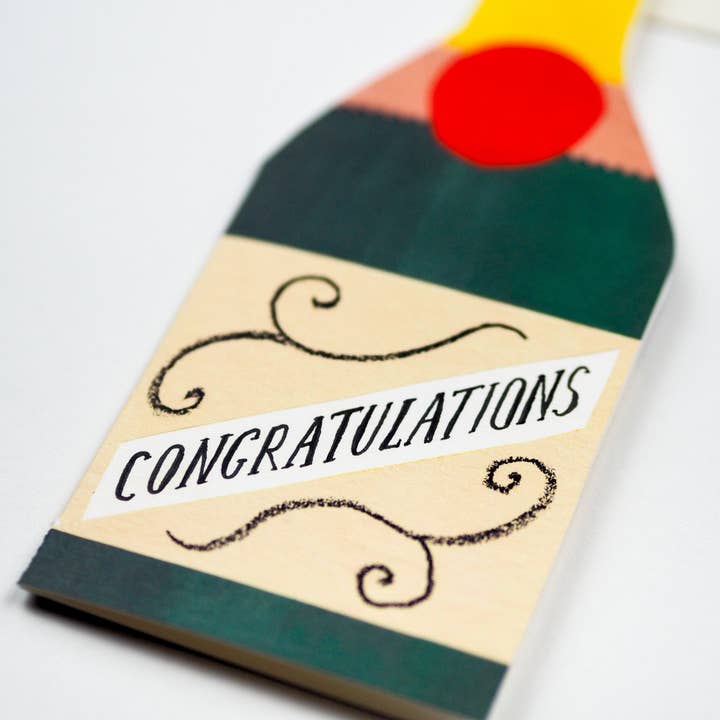 Hadley - Wholesale Congratulations Card - Champagne