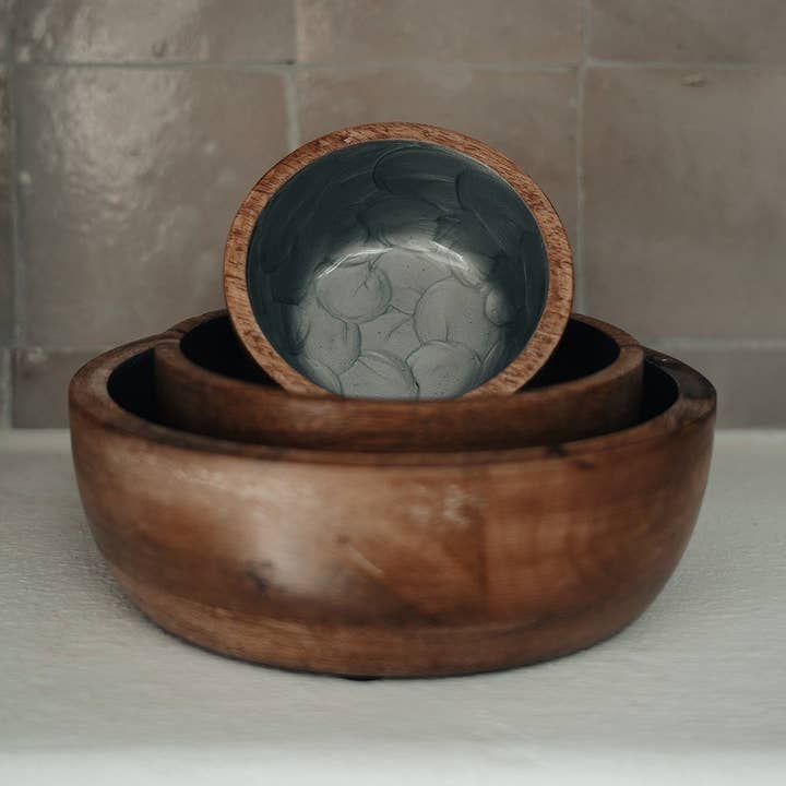 EARTHWARE - Wholesale Decorative Plate/Dish/Bowl - Nina L mango wood bowl1