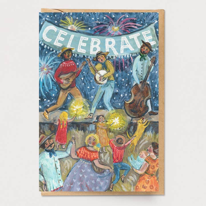 Cartão de Parabéns de Celebração do País por atacado de Ingrid Press