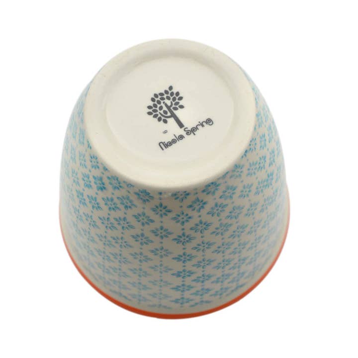Rinkit Ltd - Vendita all'ingrosso Vasi per piante - Nicola Spring - Vaso per piante da giardino, colore: blu e arancione