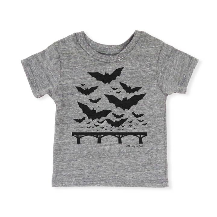 Austin Texas Bats Eco Blend Baby + - Camiseta para niños, color gris para venta al por mayor de eleventy-five