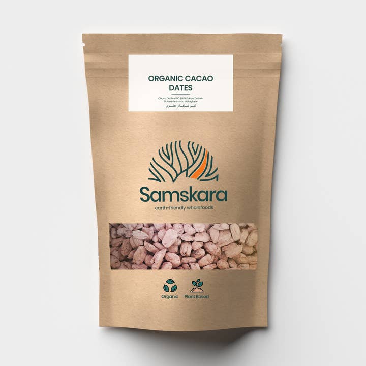Seedless Cacao Dates | Organic BIO | Healthy Snack | 500 gr for wholesale by Samskara