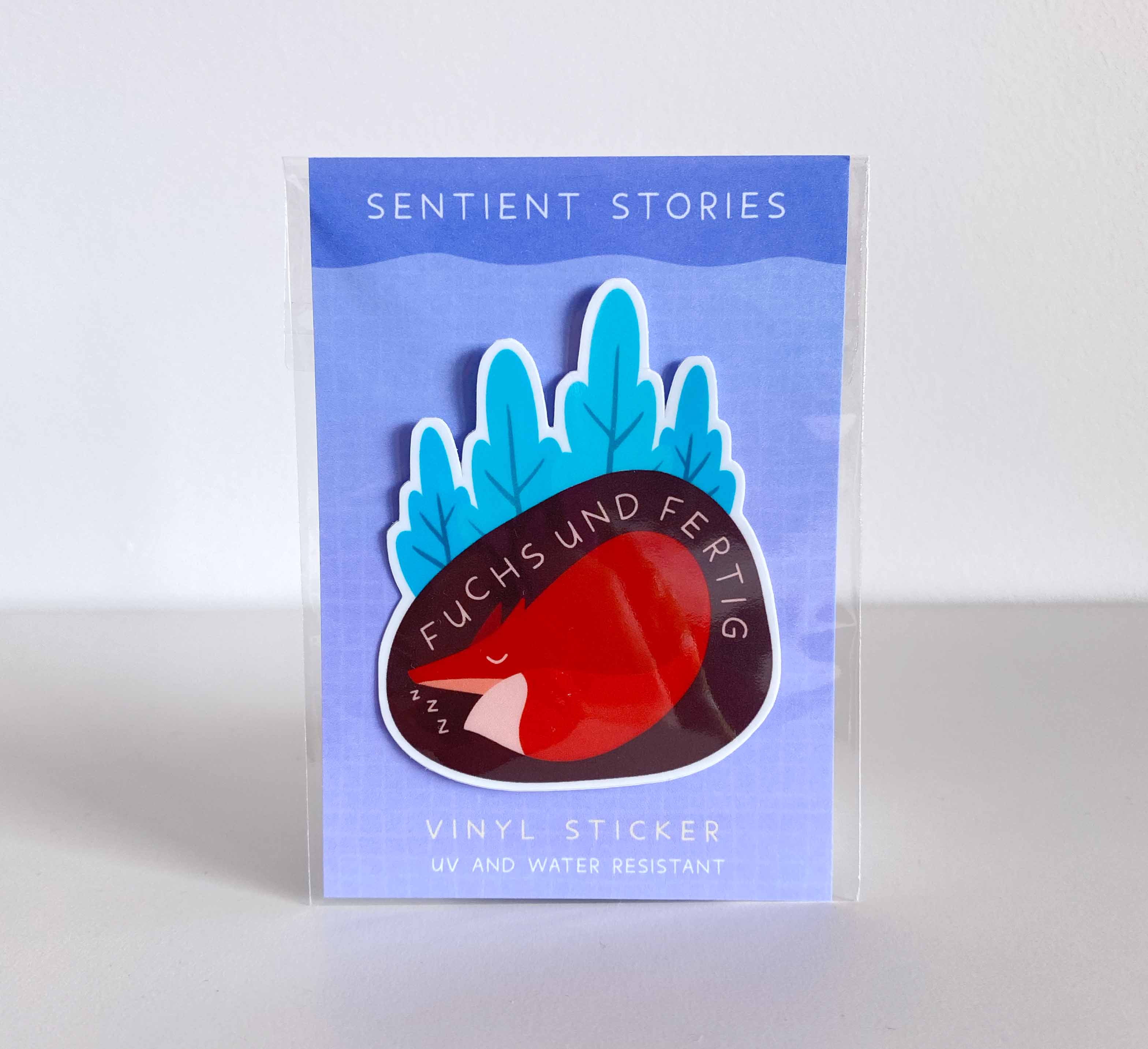 Sentient Stories - Wholesale Sticker - Vinyl Sticker - Fuchs und Fertig1