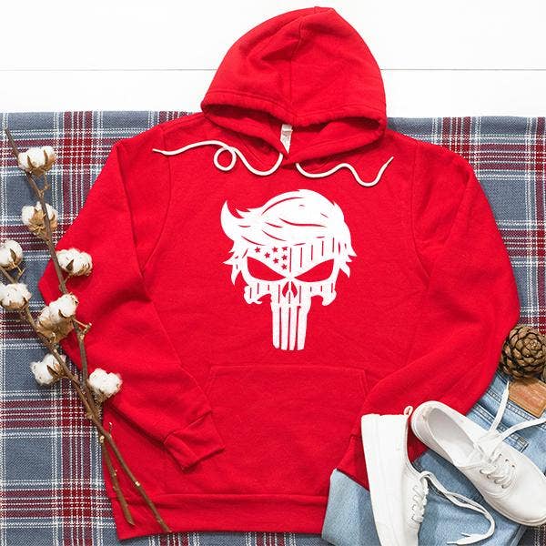Berkley Rose Collection – wholesale Hoodie - Dam – Donald Trump Punisher - Huvtröja4