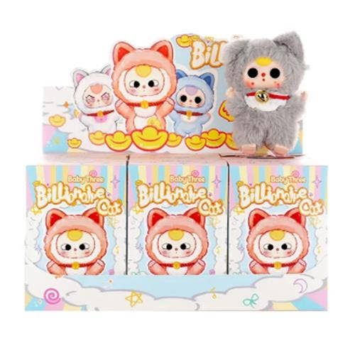 BABY THREE BILLIONAIRE CAT PLUSH KEYCHAIN BLIND BOX for wholesale by BCZShop