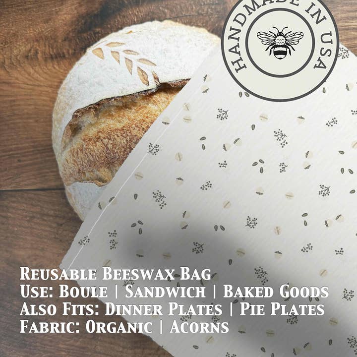 Five Oaks Farm – Großhandel Verpackung/Beutel zur Aufbewahrung von Lebensmitteln – Brotbeutel | Bienenwachsbeschichtet17