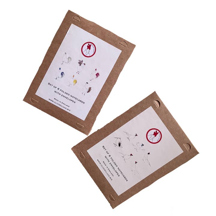 Kraft box, set van 6 notitieboekjes voor wholesale door Cluck Cluck!