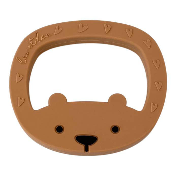 leo et lea france - Vente Anneau de dentition sans clip – bébé - Anneau de dentition petit ours, Montessori, leo et lea3