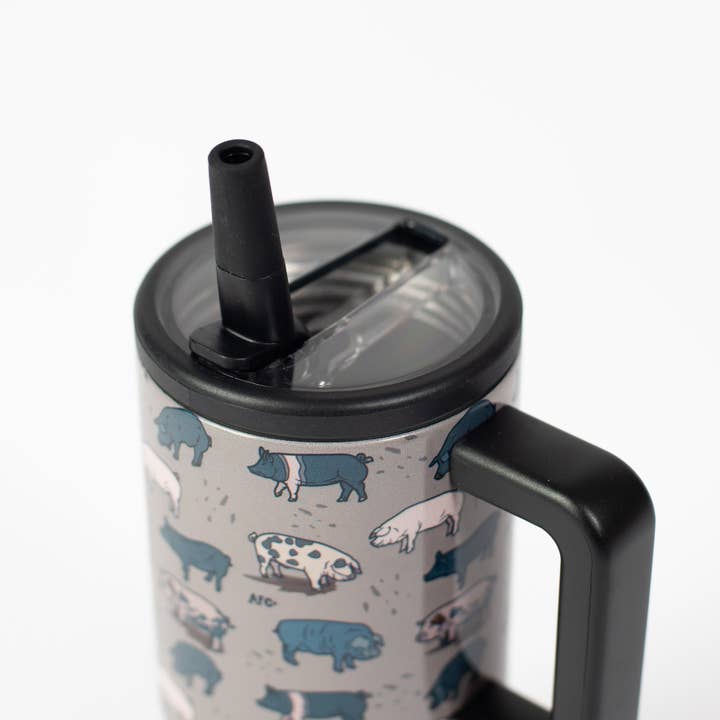 American Farm Company - Wholesale Insulated Mug/Tumbler - AFC Pig 20oz Spill Proof Insulated Tumbler